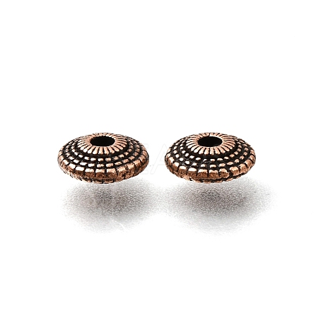 Tibetan Style Alloy Spacer Beads AL-CBA3B63-05R-1