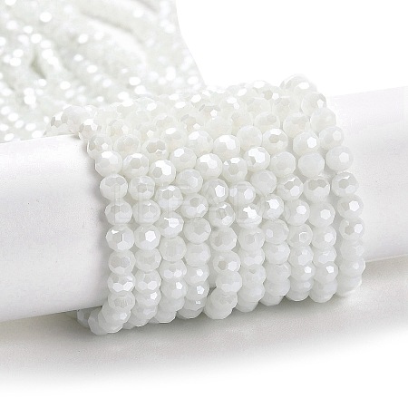 Electroplate Opaque Glass Beads Strands LS-EGLA-A035-P4mm-A01-1