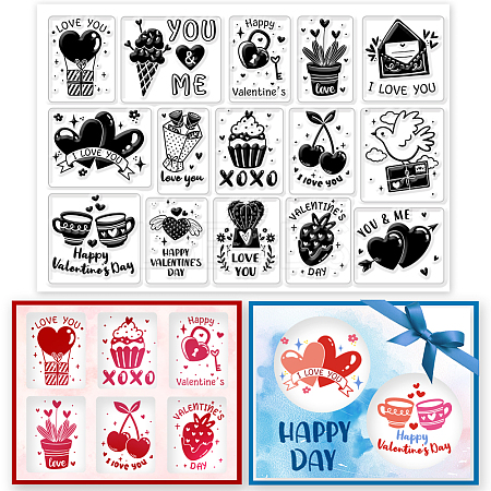 Custom PVC Plastic Clear Stamps DIY-WH0448-0381-1