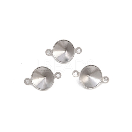 304 Stainless Steel Connector Charms STAS-B108-02P-01-1