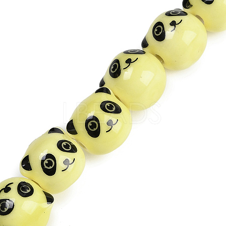 Handmade Porcelain Beads Strands PORC-P029-02E-1