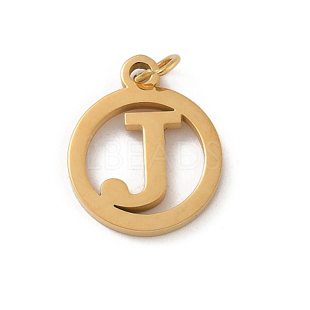 304 Stainless Steel Charms
with Jump Ring STAS-R001-02G-J-1