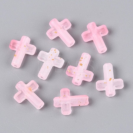 Gradient Color Transparent Acrylic Beads OACR-M023-03E-1