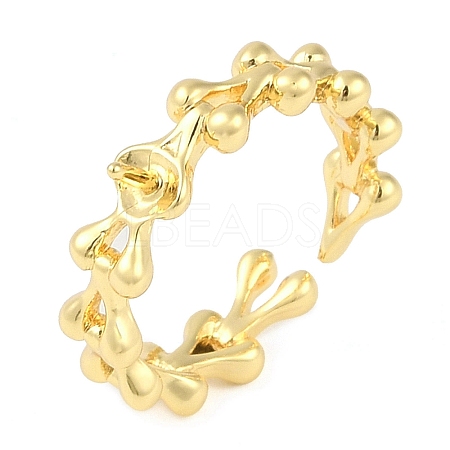 Brass Cuff Finger Ring Settings KK-L219-15B-G-1