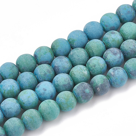Synthetic Chrysocolla Beads Strands X-G-T106-194-1