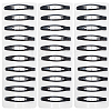 4 Sets Iron Snap Hair Clips AJEW-SC0003-37A-02-1
