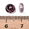 Electroplate Transparent Colours Rainbow with Glitter Powder Glass Seed Beads SEED-T007-04A-3