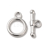 304 Stainless Steel Toggle Clasps X-STAS-H212-19P-1