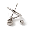Anti-Tarnish Rhodium Plated 925 Sterling Silver Locket Style Planet Pinch Bails LS-STER-NH0001-55C-P-4