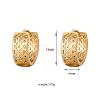 Real 18K Gold Plated Brass Hollow Hoop Earrings EJEW-EE0002-003-2