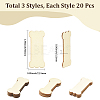 60Pcs 3 Styles Wood Thread Winding Boards DIY-SC0031-10B-2