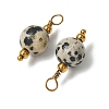 Natural Dalmatian Jasper Pendants GG-CBA5E56-07G-02-2