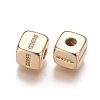 Brass Micro Pave Cubic Zirconia Beads KK-K238-16G-I-2