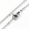 Non-Tarnish 304 Stainless Steel Pendant Necklaces NJEW-E147-11P-3