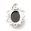Natural Obsidian Pendants G-B033-03P-19-3