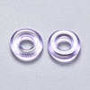 Transparent Spray Painted Glass Beads GLAA-S190-003A-02-2