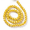 Electroplate Glass Beads Strands LS-EGLA-A034-P1mm-A07-2