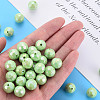 Opaque Acrylic Beads X-TACR-S154-10F-01-2
