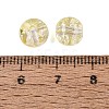 Transparent Spray Painting Crackle Glass Beads GLAA-L046-01B-10-3