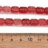 Transparent Glass Beads Strands GL-A001-01A-08-2