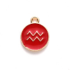 Alloy Enamel Pendants ENAM-S124-01B-07J-2