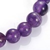 Buddha Head Gemstone Beaded Stretch Bracelets BJEW-JB01864-01-3