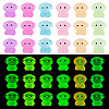 18Pcs 6 Colors Luminous Resin Pig Diaplay Decoration RESI-TAD0001-02-3