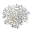 UV Plating Luminous Transparent Acrylic Beads OACR-P010-08C-3