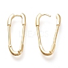 Brass Huggie Hoop Earrings KK-M207-04G-2