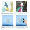 Gorgecraft Waterproof PVC Colored Laser Stained Window Film Adhesive Stickers DIY-WH0256-049-3