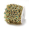 Brass Glass Link Chains CHC-R001-06G-03-3