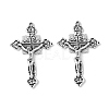 Tibetan Style Alloy Pendants TIBEP-3035-AS-RS-3