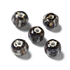 Vintage Porcelain Pumpkin Beads PORC-L080-H19-1
