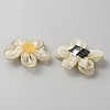 Lace & Plastic Detachable Shoe Buckle Clips FIND-WH0423-74A-2