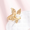 Opaque Acrylic Imitation Pearl Finger Rings RJEW-P177-03B-G-2