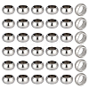 40Pcs 201 Stainless Steel European Beads STAS-BC0004-18-1
