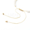 Adjustable Nylon Thread Braided Bead Bracelets Set BJEW-JB06450-10
