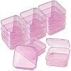 Square Plastic Bead Containers with Hinged Lid PW-WG65EE9-02-1