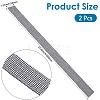 2Pcs Resin Rhinestone Glue Non-slip Car Door Stickers AJEW-GF0013-31B-2