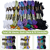 3 Sets 3 Style 6-Ply Polyester Embroidery Floss OCOR-GF0003-41C-2