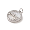Mother's Day Brass Micro Pave Cubic Zirconia Pendants KK-A207-06P-2