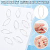 5 Pairs 925 Sterling Silver Earring Hooks STER-BC0002-22B-4