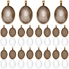 30Pcs Alloy Pendant Cabochon Settings FIND-SP0005-68-1