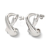 Non-Tarnish 304 Stainless Steel Twist Infinity Stud Earrings EJEW-I286-03P-1