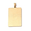 201 Stainless Steel Pendant STAS-B033-01G-02-2