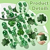 86Pcs 3 Styles Plastic Imitation Pearl Round No Hole Beads OACR-SP0001-73-3