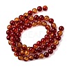 Spray Painted Crackle Glass Beads Strands CCG-Q002-12mm-10-4