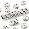 Brass Rhinestone Spacer Beads RB-A014-Z5mm-01S-1