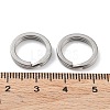 Non-Tarnish 304 Stainless Steel Split Key Rings STAS-Q314-01E-P-3