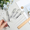 10Pcs DIY Plastic Empty Eyelash Bottle with 4Pcs 2ml Disposable Plastic Dropper with 2Pcs Mini Transparent Plastic Funnel Hopper MRMJ-GF0001-53C-3